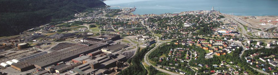 Vista aérea de las instalaciones de Tammet Oy Mesh en Finlandia