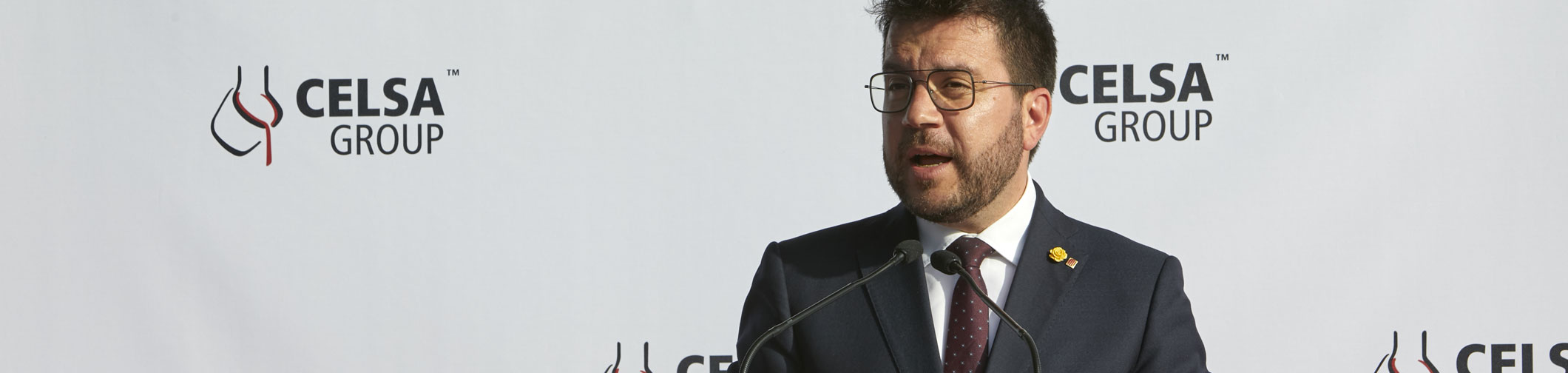 El Presidente de la Generalitat inaugura el nuevo sistema de refrigeración del tren de perfiles estructurales de CELSA Group en Castellbisbal