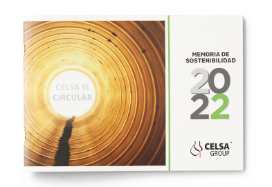 Portada Memoria de sostenibilidad con cilindro circular